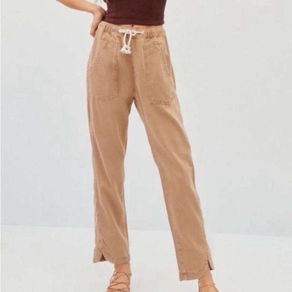 Pilcro Anthropologie Relaxed Pull On Jeans Drawstring Cargo Joggers Pants Large